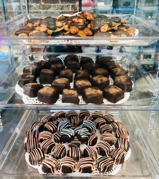 classic chocolate caramel turtles and coconut macaroons toms river
